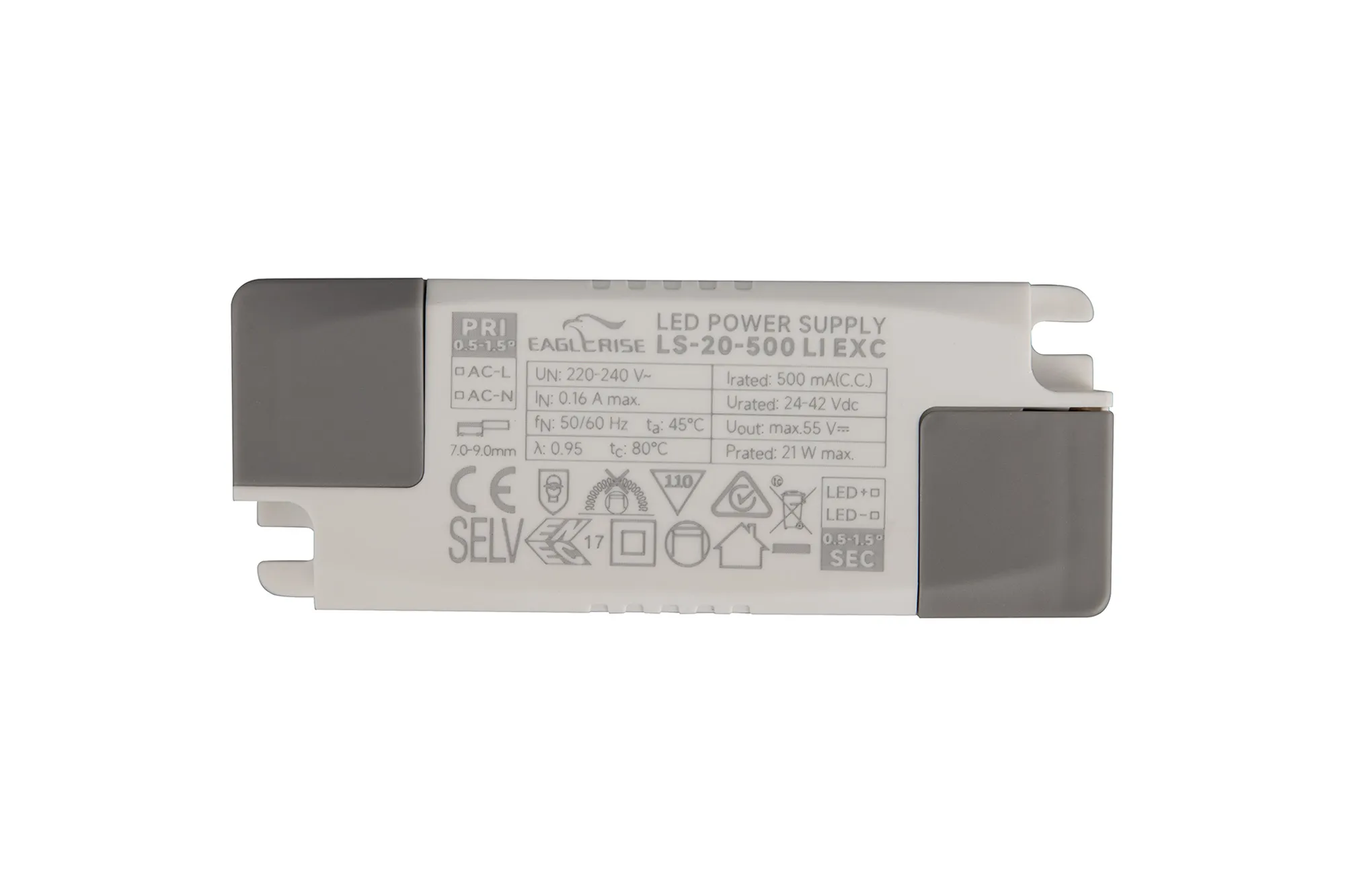 M8801  Sunset, 20W, 500mA, LED Driver, On/Off, 5yrs Warranty